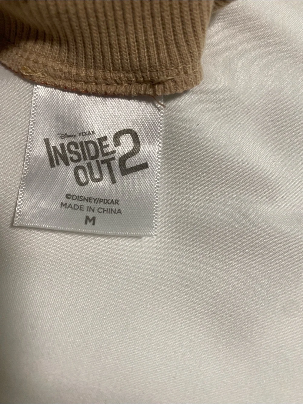 Disney Inside Out 2 Anxiety Costume Kids- Size Medium Spirit Halloween Striped